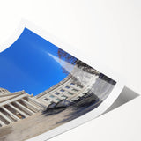 Extra large wall art featuring line art flowers in muted earth tones on a rolled print, ideal for large living room decor.