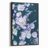 Black and white vintage poster art on framed canvas depicting a spring landscape, suitable for bedroom wall decor.