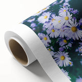 Art deco poster of spring season on rolled canvas with soft pastel shades, ideal for nursery wall art.