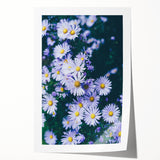 Spring-themed floral art on rolled canvas with vibrant green and pink tones, ideal for dining room wall decor.