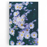 Black and white abstract depiction of spring on large stretched canvas, suitable for kitchen wall art.