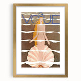 Vintage Vogue Poster - 1920s Nautical Venus Fashion Illustration Art