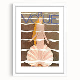 Vintage Vogue Poster - 1920s Nautical Venus Fashion Illustration Art