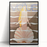 Vintage Vogue Poster - 1920s Nautical Venus Fashion Illustration Art
