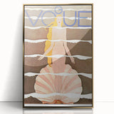 Vintage Vogue Poster - 1920s Nautical Venus Fashion Illustration Art