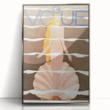 Vintage Vogue Poster - 1920s Nautical Venus Fashion Illustration Art