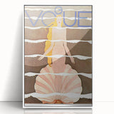 Vintage Vogue Poster - 1920s Nautical Venus Fashion Illustration Art