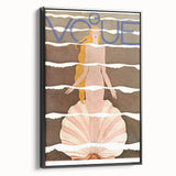 Vintage Vogue Poster - 1920s Nautical Venus Fashion Illustration Art