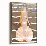 Vintage Vogue Poster - 1920s Nautical Venus Fashion Illustration Art