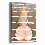 Vintage Vogue Poster - 1920s Nautical Venus Fashion Illustration Art