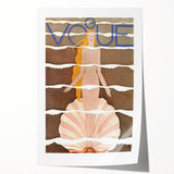 Vintage Vogue Poster - 1920s Nautical Venus Fashion Illustration Art