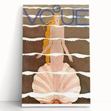 Vintage Vogue Poster - 1920s Nautical Venus Fashion Illustration Art
