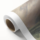 Classic Romantic Paintings - Penmaenmawr Stormy Landscape Canvas Art