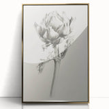 Elegant Artichoke Sketch Living Room Wall Art – Canvas Print