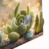 Close-up of abstract floral wall art design on acrylic glass, showcasing vibrant colors and intricate patterns, perfect for modern home decor.