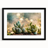 Abstract floral wall art framed in black, showcasing vibrant colors and intricate patterns, perfect for modern home decor or office spaces.