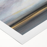 Abstract landscape wall art on rolled canvas showcasing vibrant colors and fluid shapes, ideal for modern decor and artistic home styling.