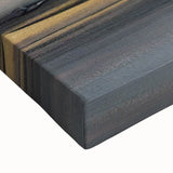 Close-up of abstract landscape wall art on stretched canvas, showcasing vibrant colors and intricate textures, perfect for modern home décor. Ideal for enhancing living spaces with artistic flair.