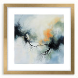 Abstract Fluid Canvas Art – Branching Currents in Misty Glow