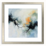 Abstract Fluid Canvas Art – Branching Currents in Misty Glow