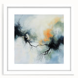 Abstract Fluid Canvas Art – Branching Currents in Misty Glow