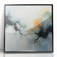 Abstract Fluid Canvas Art – Branching Currents in Misty Glow