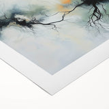 Abstract Fluid Canvas Art – Branching Currents in Misty Glow