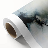 Abstract Fluid Canvas Art – Branching Currents in Misty Glow