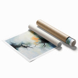 Abstract Fluid Canvas Art – Branching Currents in Misty Glow