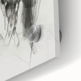 Close-up of vibrant acrylic glass artwork depicting various colorful animals, showcasing intricate details and textures, perfect for modern home decor.