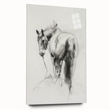 Acrylic glass display showcasing a vibrant animal design, viewed from the side, featuring intricate details and a sleek finish, perfect for modern decor accents.