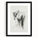 Framed animal-themed wall art with a black mat, showcasing intricate wildlife illustrations in vibrant colors, ideal for enhancing home decor or office spaces.
