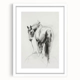 Framed wall art featuring a vibrant animal design with a white mat, showcasing intricate details and bright colors, perfect for home decor or gift-giving.