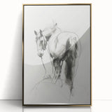 Framed acrylic artwork displaying a colorful animal design, featuring a gold border and a sleek front view, ideal for modern home decor and wildlife enthusiasts.