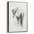 Framed canvas artwork showcasing a vibrant animal design in a black frame, highlighting intricate details and textures; ideal for modern home decor and art enthusiasts.