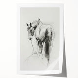 Rolled canvas print showcasing an intricate design of various animals, featuring vibrant colors and detailed illustrations, packaged securely in a cardboard tube for delivery.