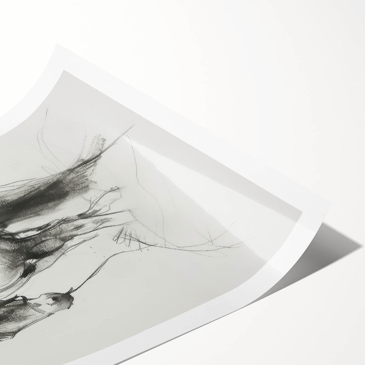 Rolled canvas print showcasing a vibrant animal design with intricate details, ideal for home decor. Packaged securely in a durable cardboard tube for easy transport.