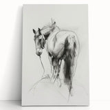 Colorful stretched canvas artwork showcasing a vibrant design of various animals, featuring intricate details and textures, perfect for enhancing home decor or artistic spaces.