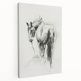 Stretched canvas artwork showcasing a vibrant animal design, side view highlighting its textured finish and deep gallery edges, perfect for modern home decor.