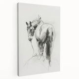 Stretched canvas artwork showcasing a vibrant animal design, side view highlighting its textured finish and deep gallery edges, perfect for modern home decor.