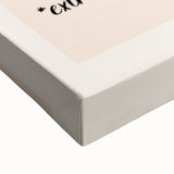 Large art featuring a black and white landscape painting on stretched canvas, ideal for bedroom wall decor.