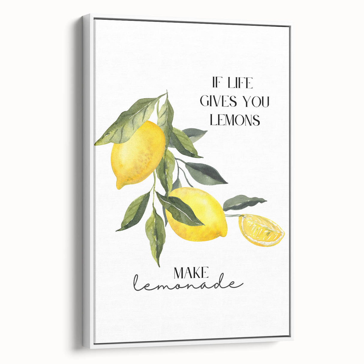 Vintage poster art of colorful fruits on a black background, framed canvas, ideal for living room decor.