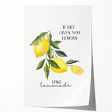 Extra large rolled canvas print featuring an array of vibrant fruits, ideal for art wall dining room decor.