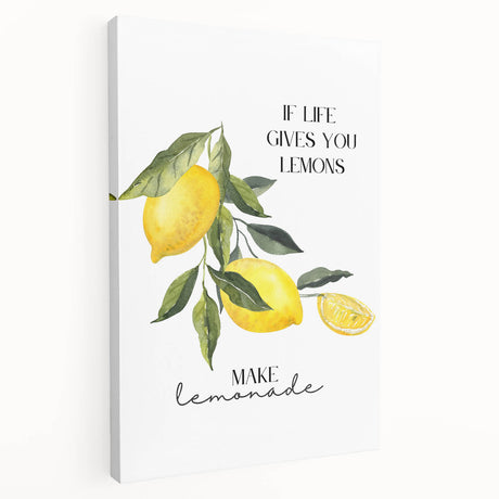 Large canvas print featuring an array of colorful fruits, ideal for kitchen wall art.