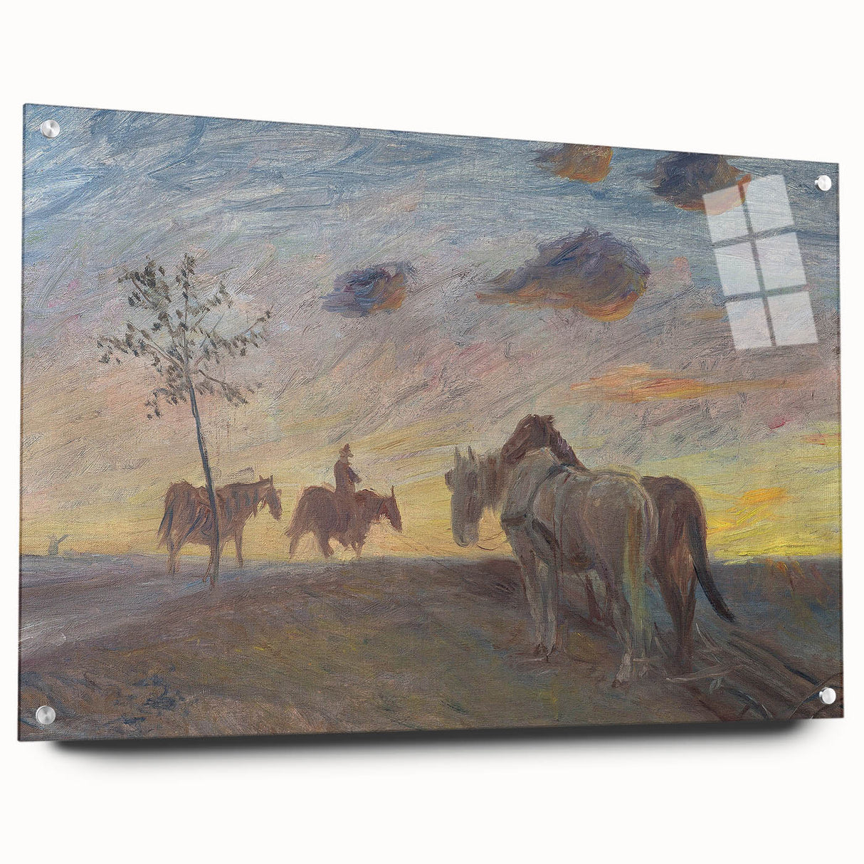Impressionist Landscape - Evening Landscape by Theodor Philipsen Print
