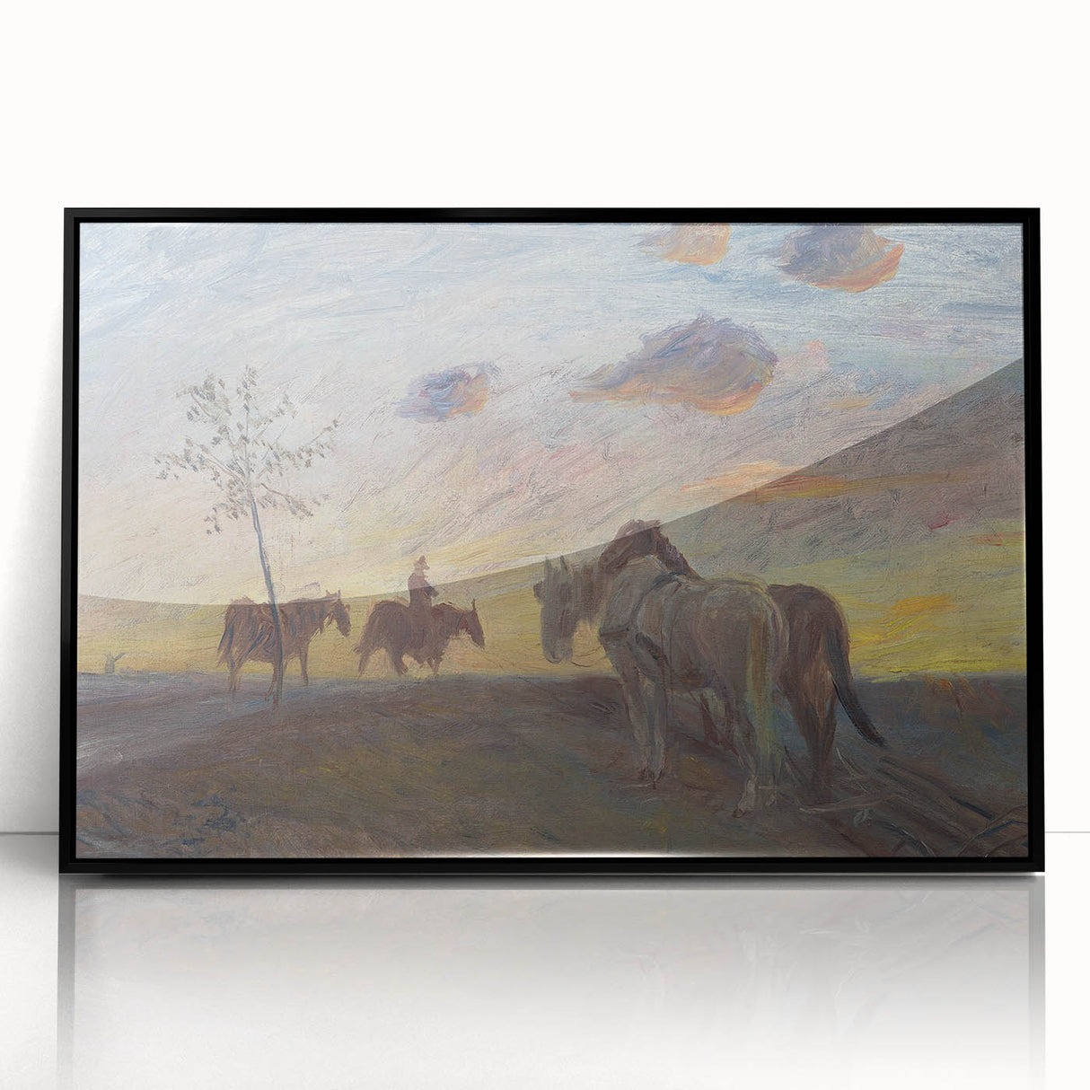 Impressionist Landscape - Evening Landscape by Theodor Philipsen Print