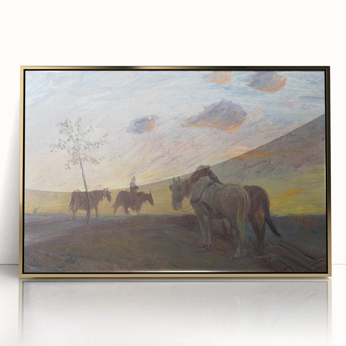 Impressionist Landscape - Evening Landscape by Theodor Philipsen Print