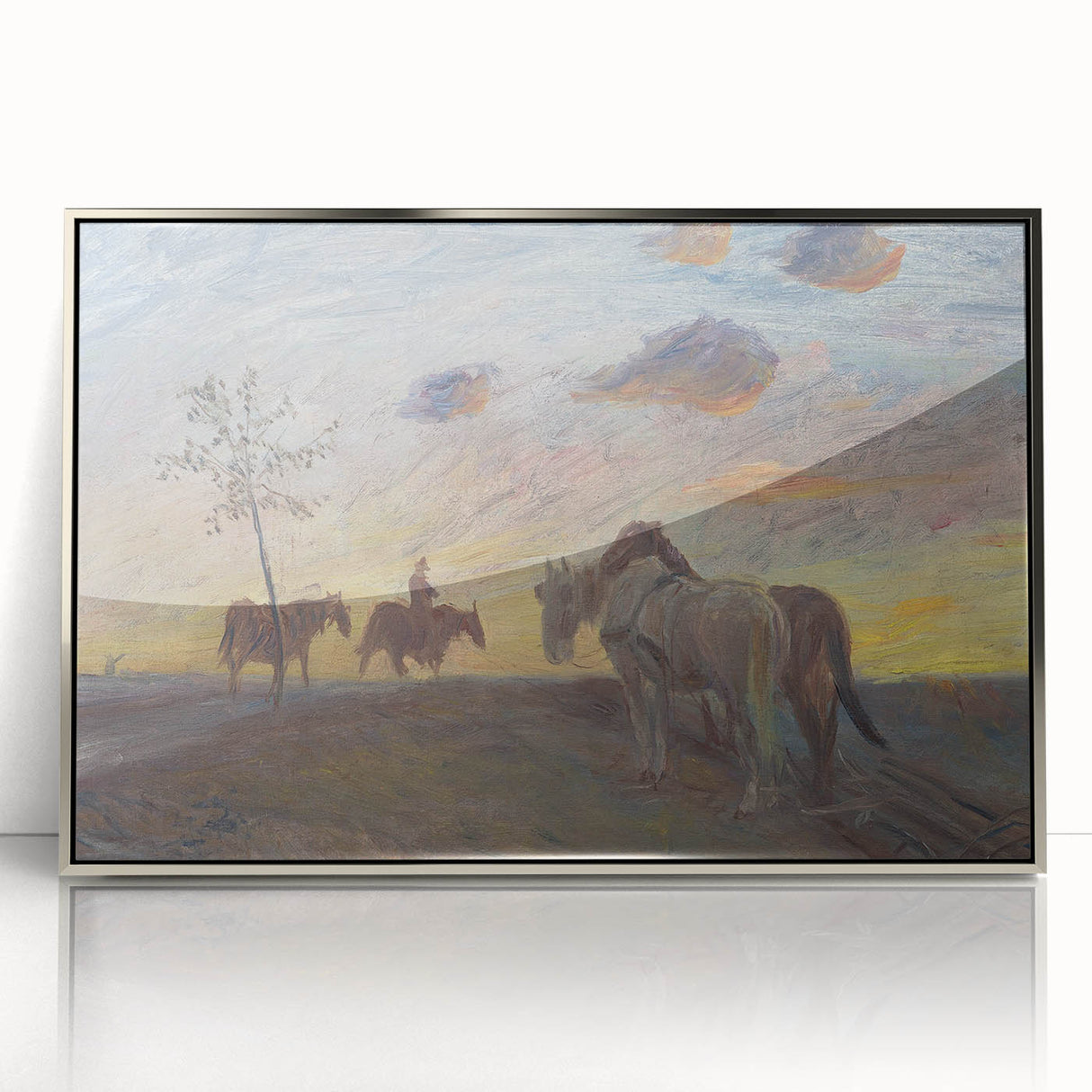 Impressionist Landscape - Evening Landscape by Theodor Philipsen Print