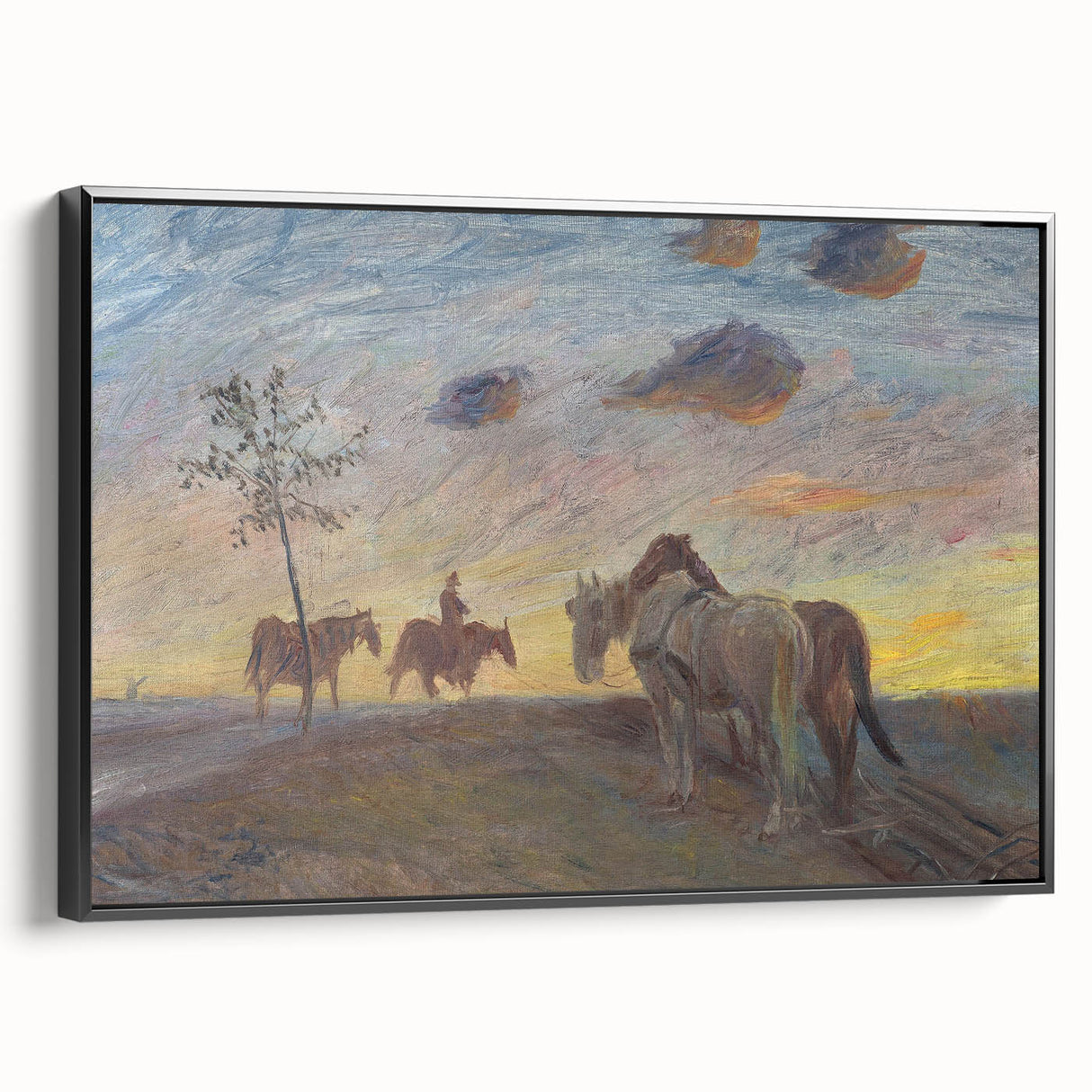 Impressionist Landscape - Evening Landscape by Theodor Philipsen Print