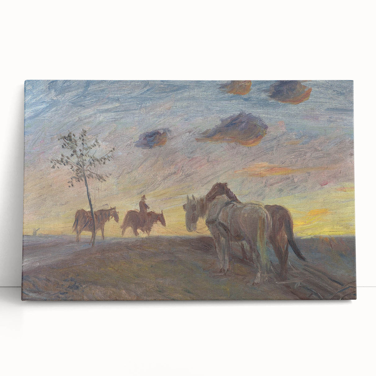 Impressionist Landscape - Evening Landscape by Theodor Philipsen Print